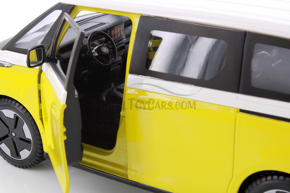 2023 Volkswagen ID. Buzz, Yellow - Showcasts 38914YL - 1/24 Scale Diecast Model Toy Car