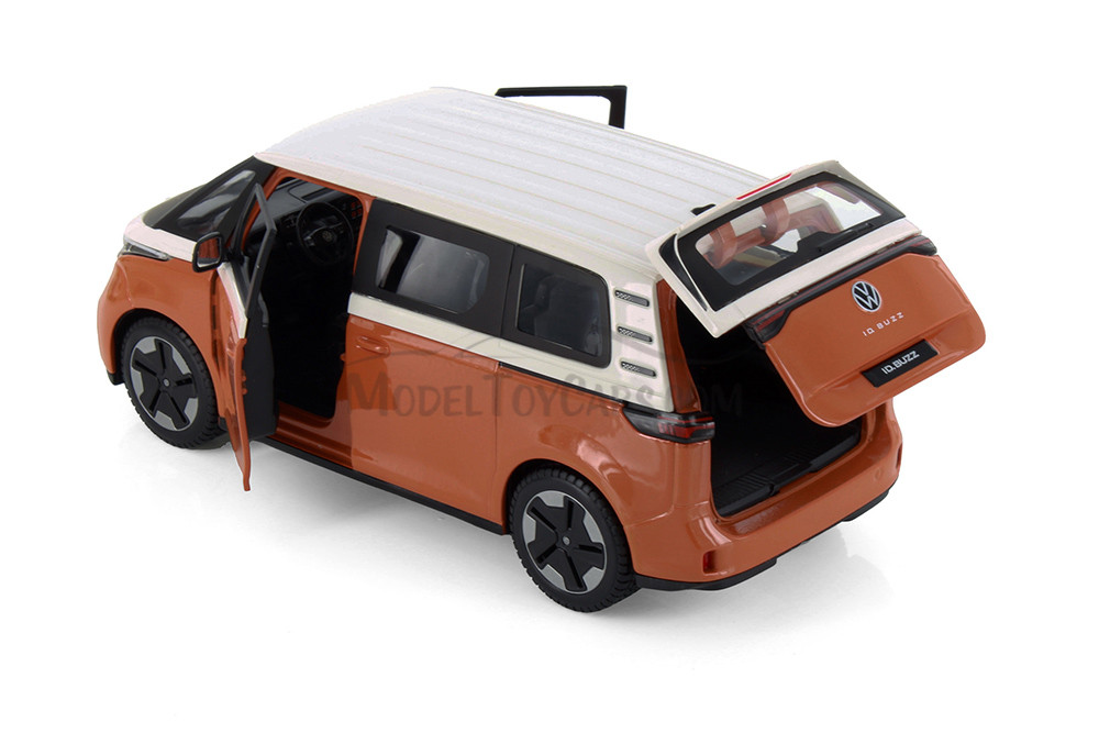 Box of 4 2023 Volkswagen ID. Buzz, Asstd - Showcasts 37914 - 1/24 Scale Diecast Model Toy Cars