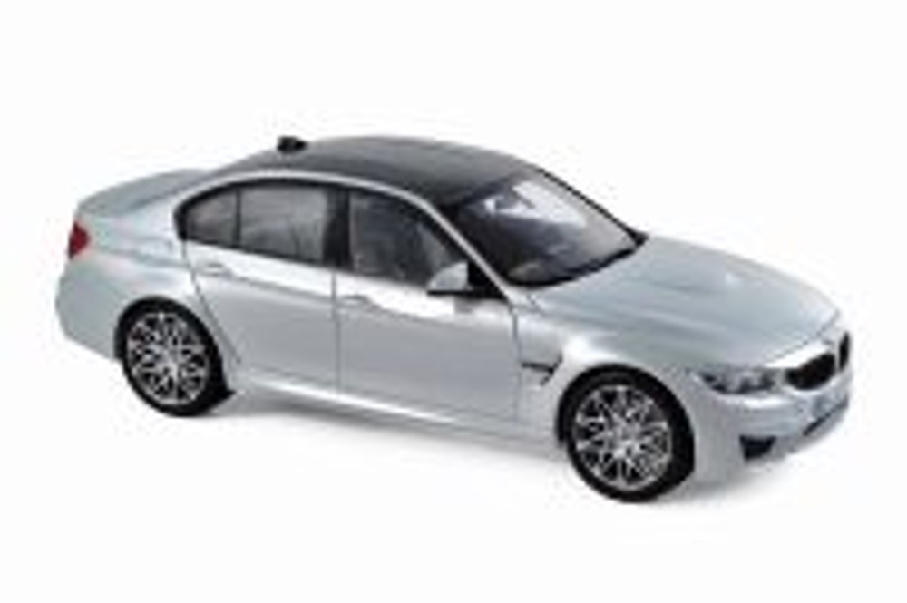 2017 BMW M3 Competition Hard Top, Silver - Norev 183235 - 1/18 scale Diecast Model Toy Car