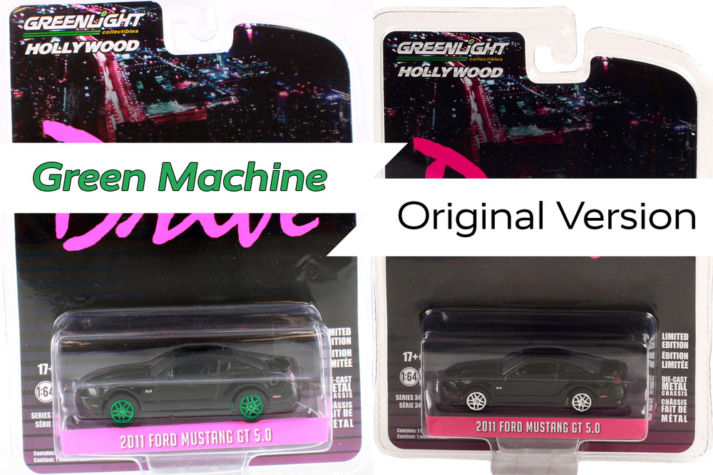 CHASE CAR Green Machine - 2011 Ford Mustang GT 5.0, Drive