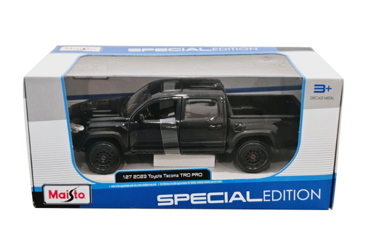 2023 Toyota Tacoma TRD PRO Pickup Truck, Black Maisto 32910BK