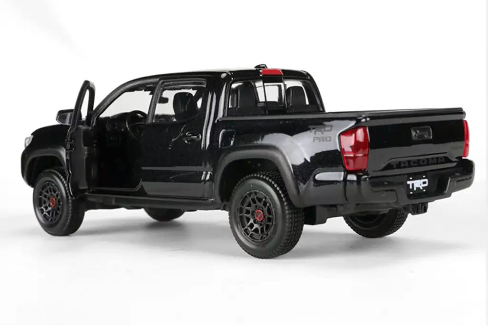 2023 Toyota Tacoma TRD PRO Pickup Truck, Black - Maisto 32910BK - 1/27 Scale Diecast Model Toy Car