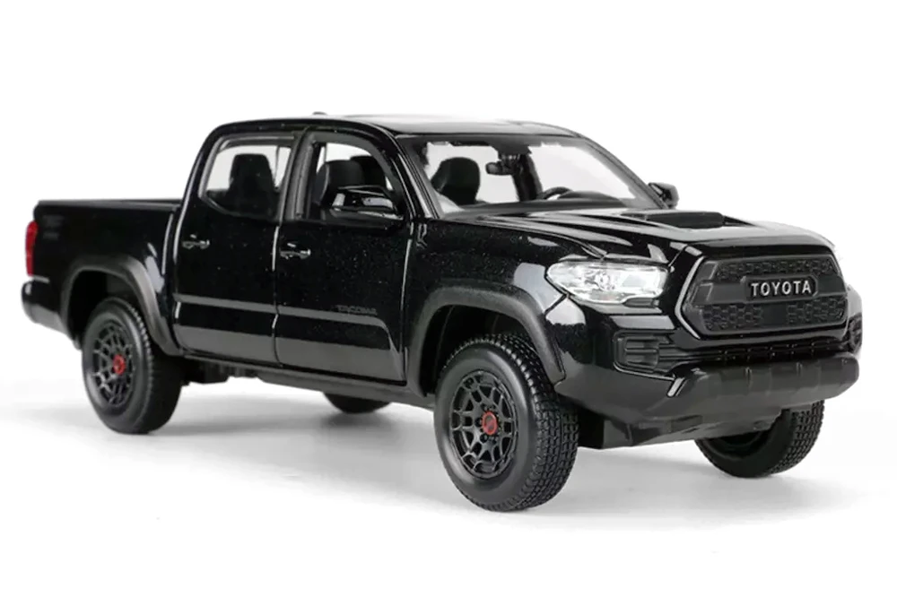 2023 Toyota Tacoma TRD PRO Pickup Truck, Black - Maisto 32910BK - 1/27 Scale Diecast Model Toy Car
