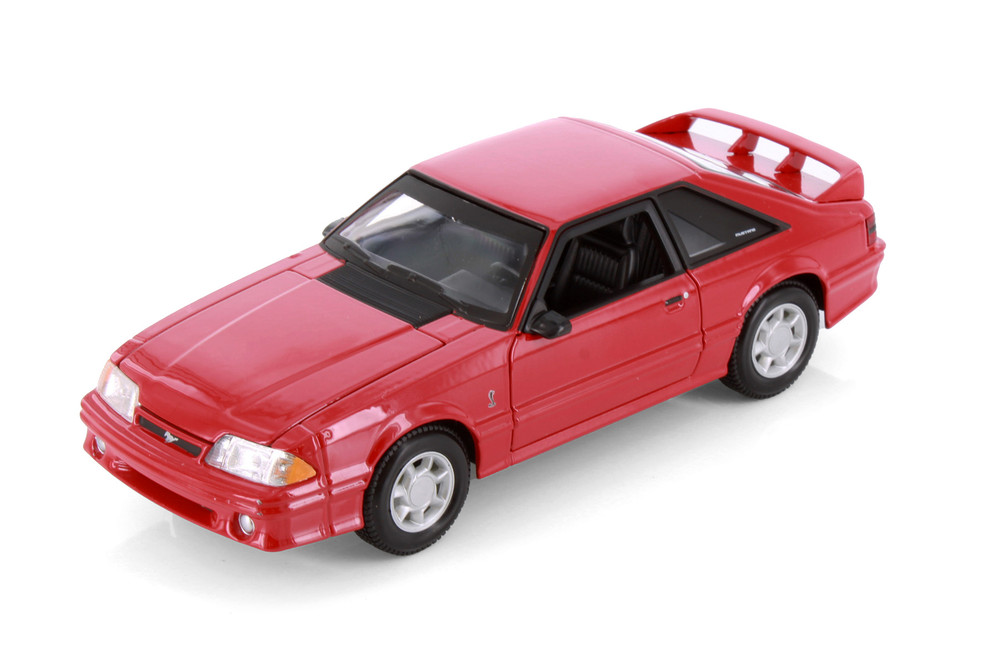1993 Ford Mustang SVT Cobra, Red - Showcasts 37906 - 1/24 Scale Diecast Model Toy Car