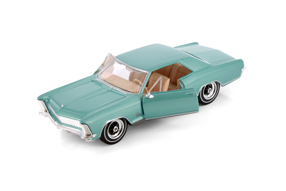 1965 Buick Riviera Hardtop, Blue - Showcasts 37214 - 1/26 Scale