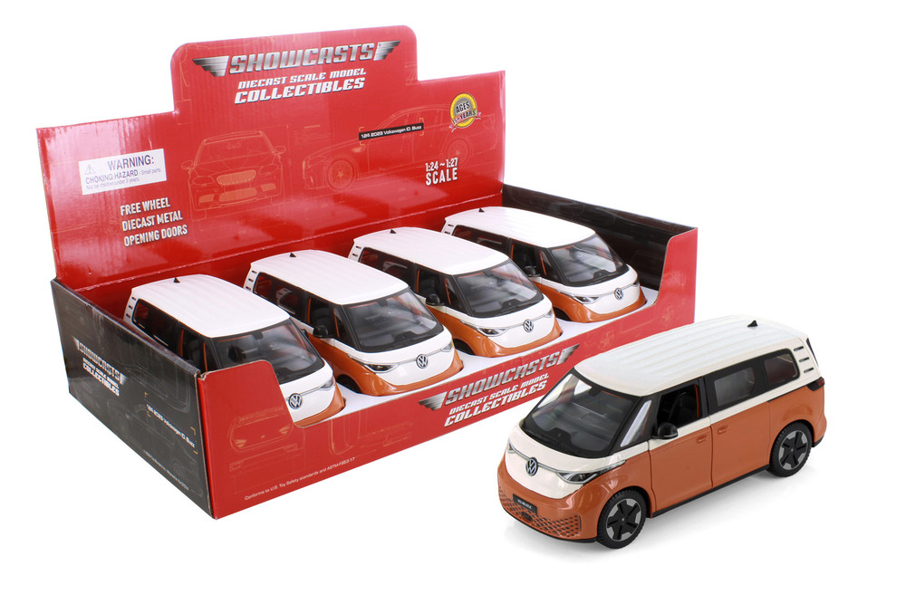 2023 Volkswagen ID. Buzz, Orange - Showcasts 37914 - 1/24 Scale