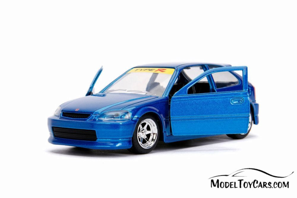1997 Honda Civic Type-R, Blue Jada 30487WA1 1/32 Scale Diecast