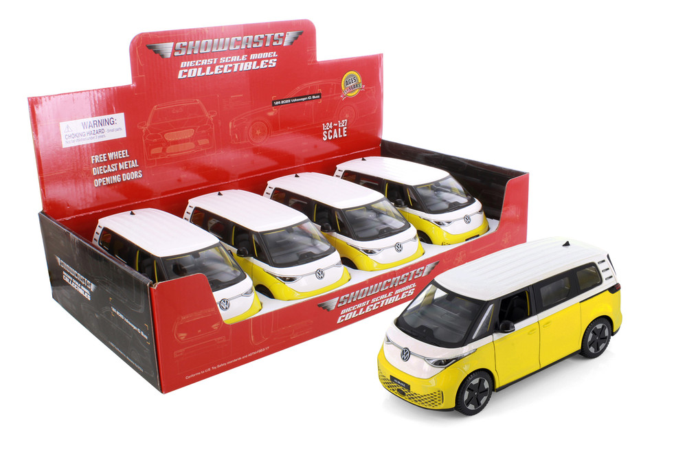 2023 Volkswagen ID. Buzz, Yellow - Showcasts 37914 - 1/24 Scale