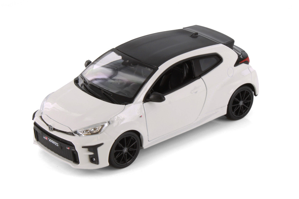 2021 Toyota GR Yaris, White - Showcasts 37909 - 1/24 Scale Diecast