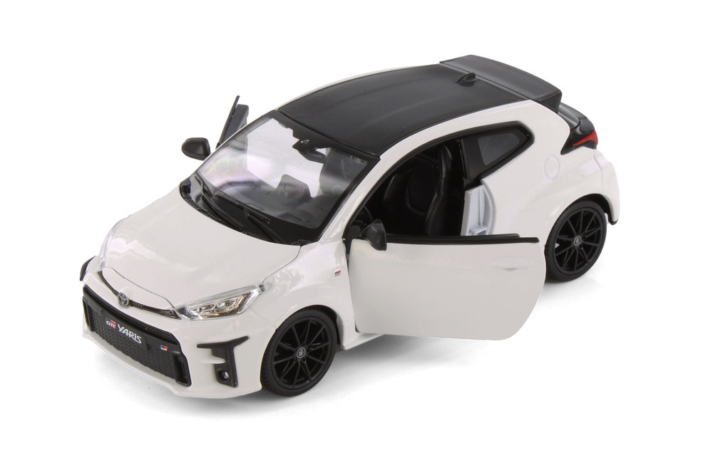 2021 Toyota GR Yaris, White - Showcasts 37909 - 1/24 Scale Diecast Model Toy Car