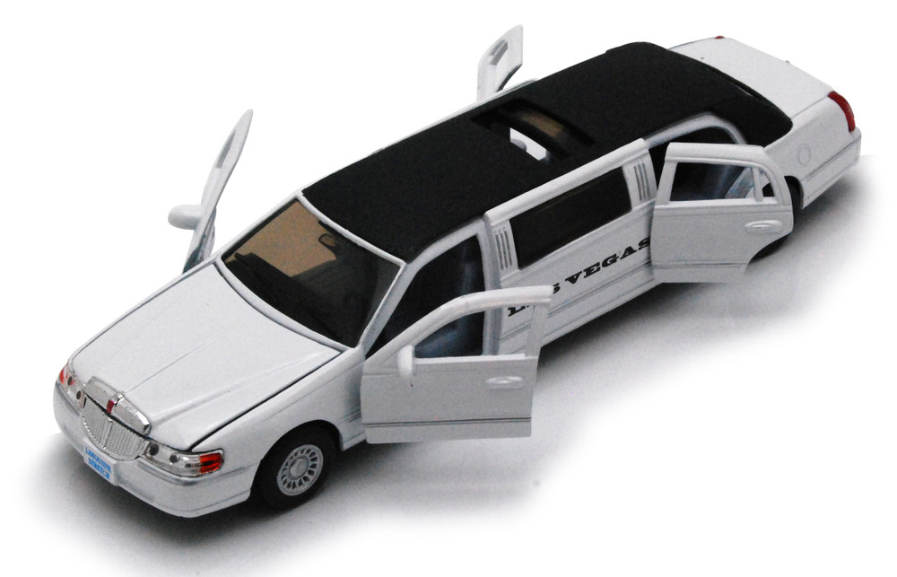 Las Vegas 1999 Lincoln Town Car Stretch Limousine, White, 7001WLV