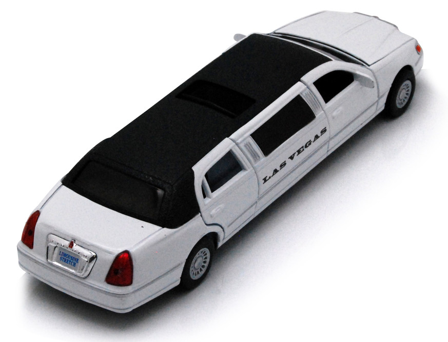 Las Vegas 1999 Lincoln Town Car Stretch Limousine, White, 7001WLV