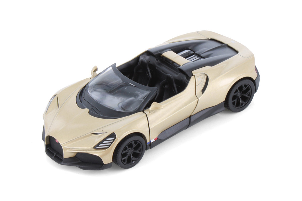 Bugatti Mistral, Gold - Kinsmart 5460D - 1/36 Scale Diecast Model