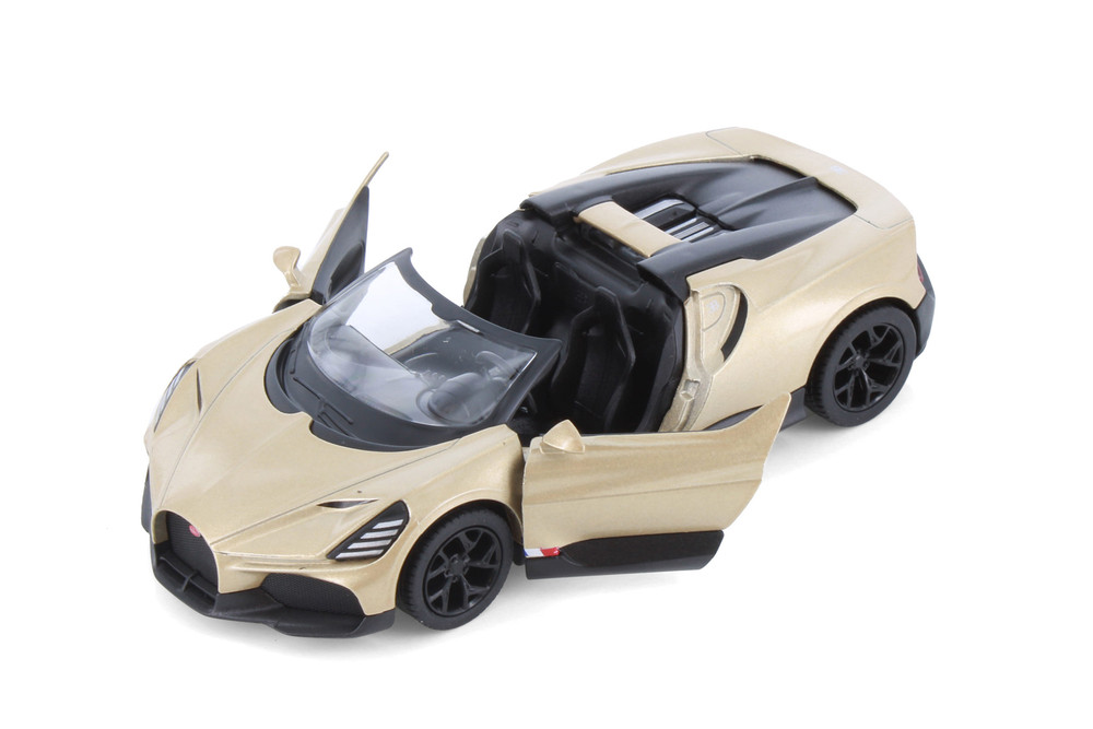 Bugatti Mistral, Gold - Kinsmart 5460D - 1/36 Scale Diecast Model