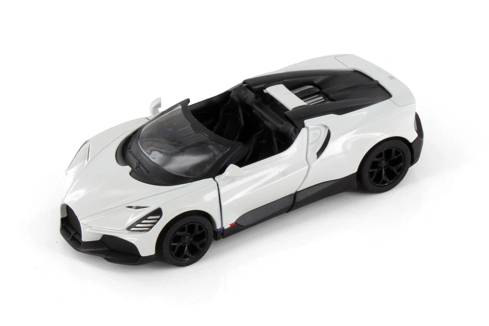 Bugatti Mistral, White - Kinsmart 5460D - 1/36 Scale Diecast Model Toy Car