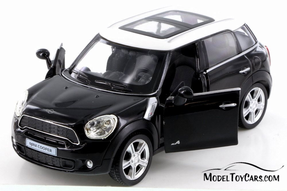 Mini Cooper S Countryman, Black - RMZ City 555001 - Diecast Model Toy Car