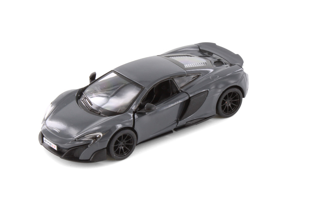 McLaren 675LT Hart Top, Gray - Kinsmart 5392DF/2 - 1/36 Scale Diecast Model Toy Car