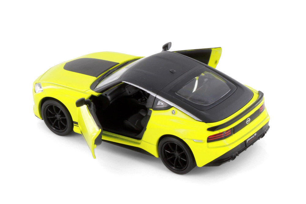 2023 Nissan Fairlady Z Customized Edition, Yellow - Kinsmart 5443D - 1/36 Scale Diecast Model Car