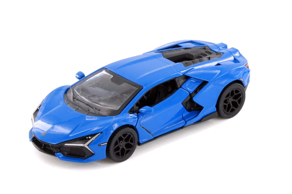 Lamborghini Revuelto Hardtop, Blue - Kinsmart 5459D - 1/38 Scale Diecast Model Toy Car