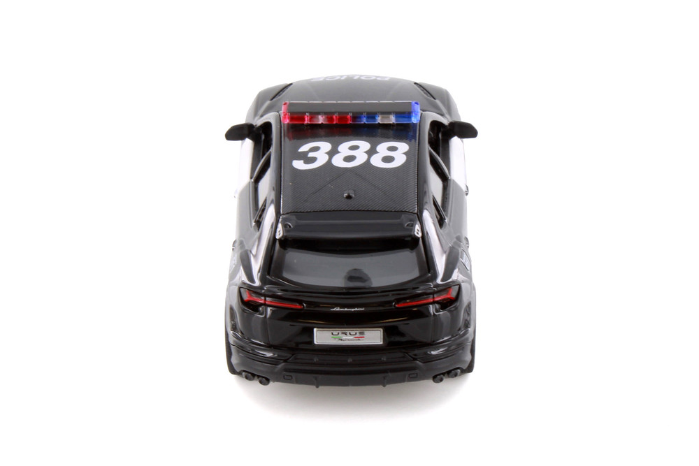 Lamborghini Urus Performante Police Edition, Black - Kinsmart 5447DP - 1/40 Scale Diecast Model Car