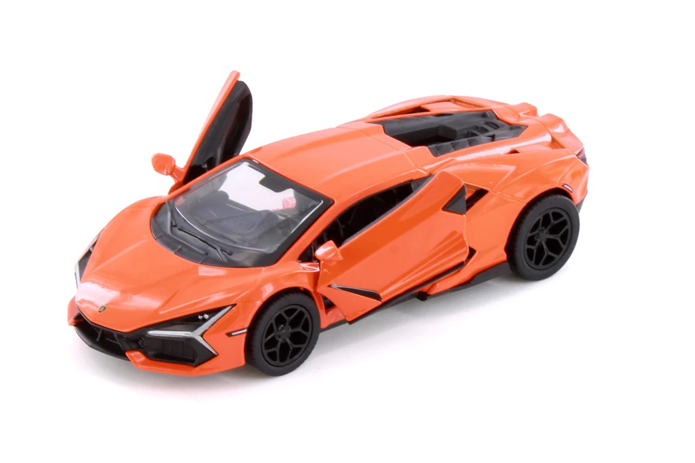Lamborghini Revuelto Hardtop, Orange - Kinsmart 5459D - 1/38 Scale Diecast Model Toy Car