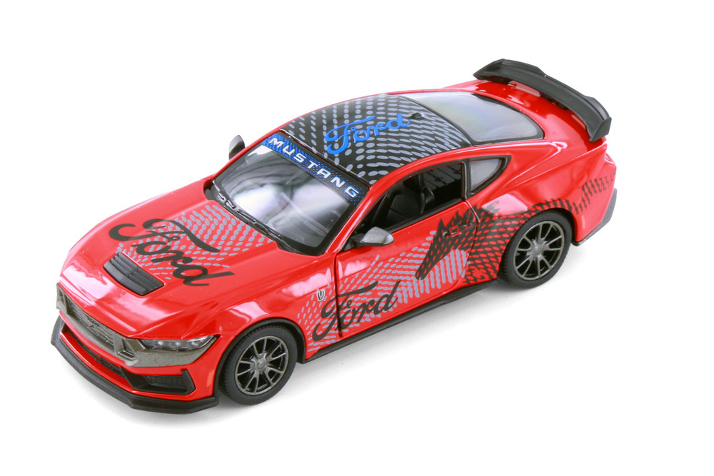 2024 Ford Mustang Dark Horse Livery Edition, Red - Kinsmart 5455DF