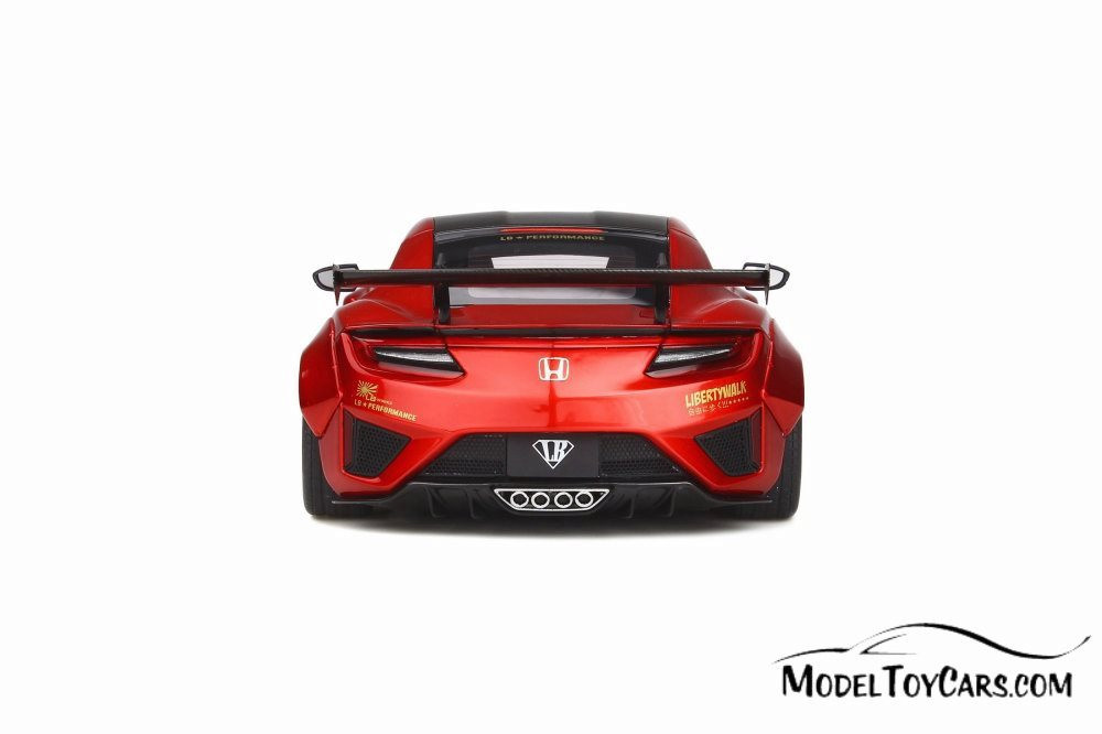 2018 Honda NSX Customized car by LB-Works, Red - GT Spirit GT245 - 1/18 scale Resin Model Toy Car