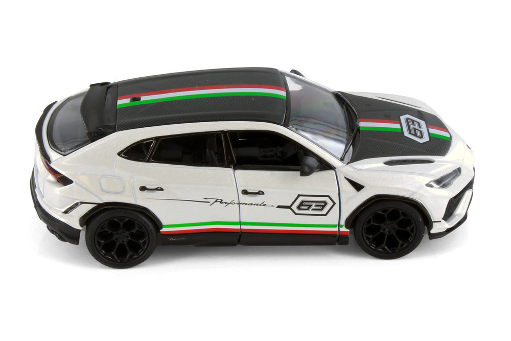 Lamborghini Urus Performante, White - Kinsmart 5447DF - 1/40 Scale Diecast Model Toy Car