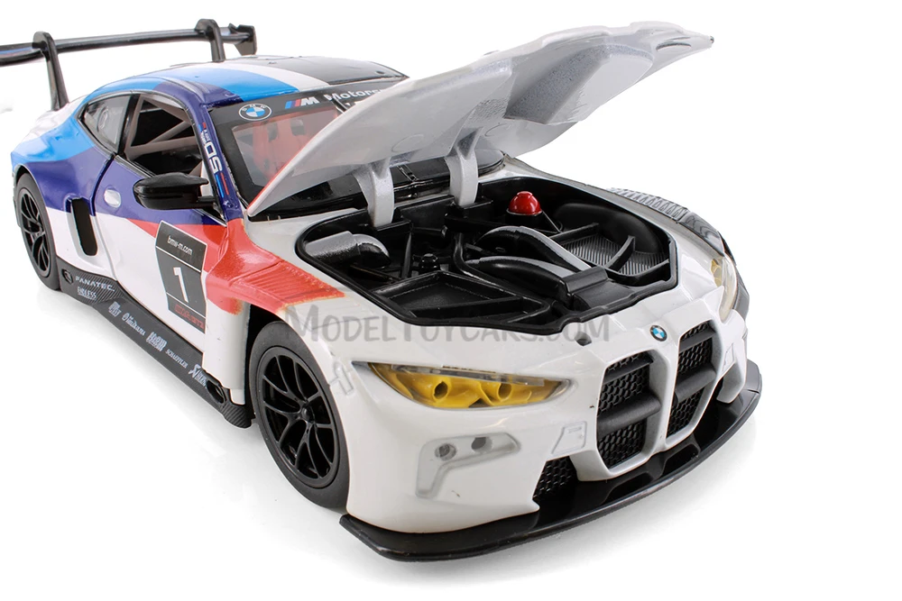 Box of 4 BMW M4 GT3 Race Car, Assortment - Showcasts 68282D - 1/24 Scale Diecast Model Toy Cars