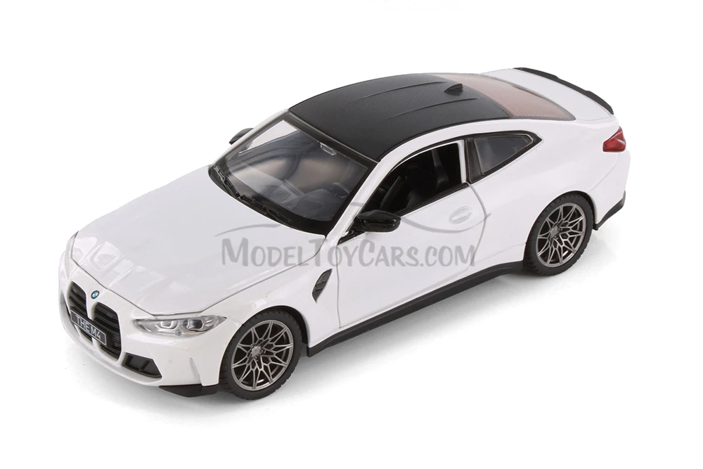 Box of 4 BMW M4 Compact Car, Assortment - Showcasts 68280D - 1/24 Scale Diecast Model Toy Cars