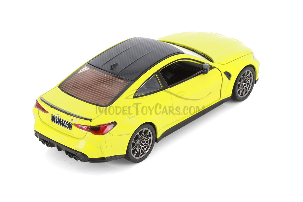 Box of 4 BMW M4 Compact Car, Assortment - Showcasts 68280D - 1/24 Scale Diecast Model Toy Cars