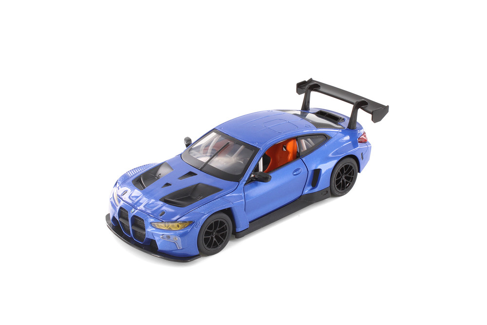 BMW M4 GT3, Blue - Showcasts 68277D - 1/24 Scale Diecast Model Toy