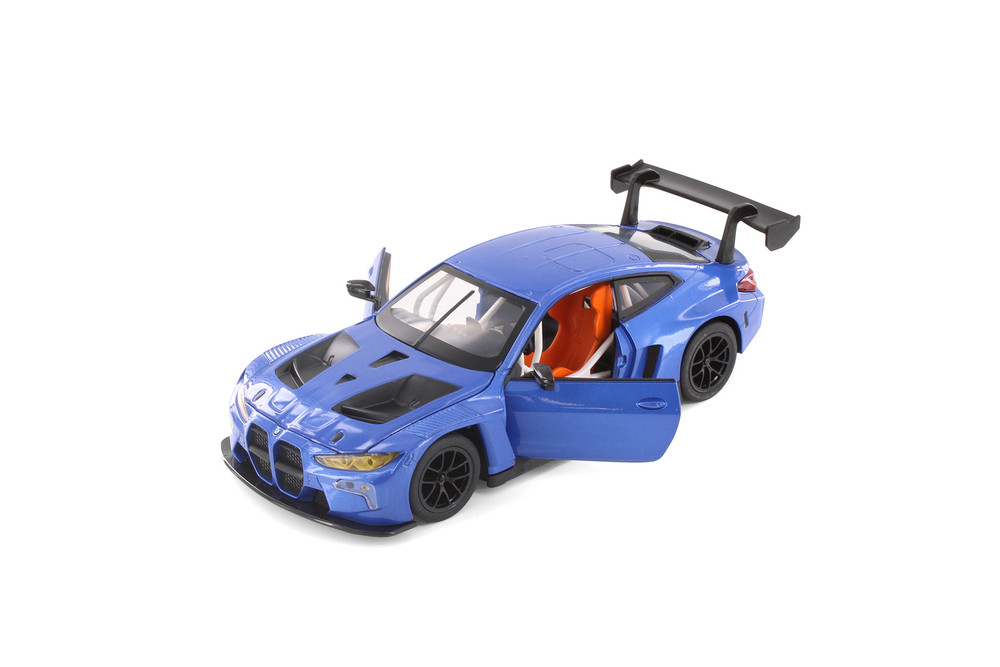 MYSTERIOUS  M4 GT3 ブルーカーボン BMW M4 GT3, Blue - Showcasts 68277D - 1/24 Scale Diecast Model Toy