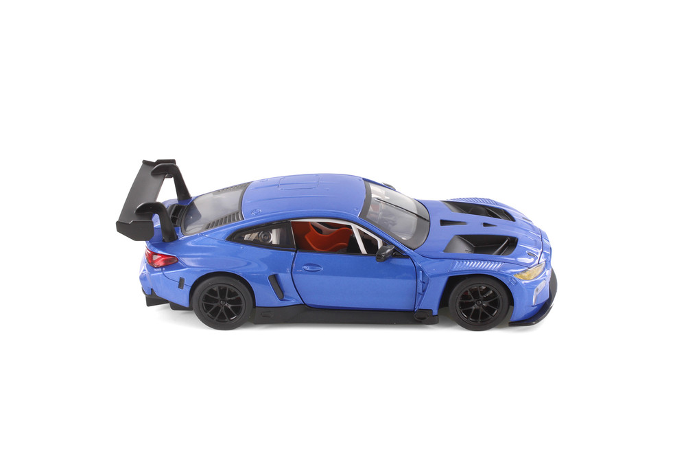 BMW M4 GT3, Blue - Showcasts 68277D - 1/24 Scale Diecast Model Toy