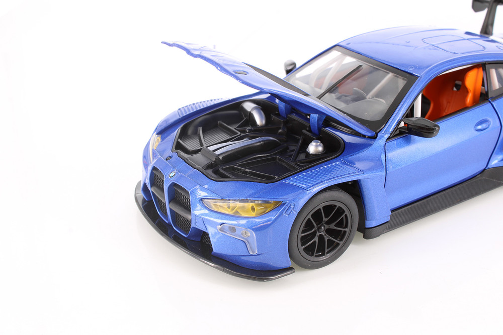 BMW M4 GT3, Blue - Showcasts 68277D - 1/24 Scale Diecast Model Toy