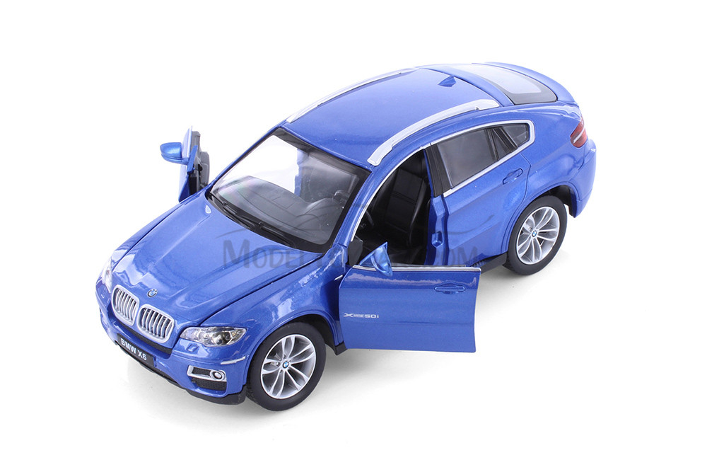 BMW X6, Blue - Showcasts 68250D - 1/26 scale Diecast Model Toy Car