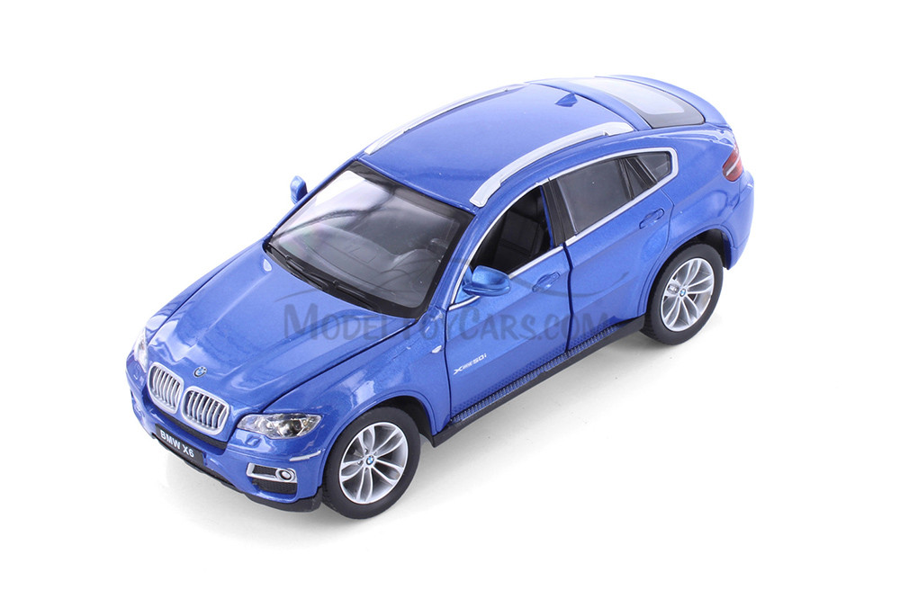 BMW X6, Blue - Showcasts 68250D - 1/26 scale Diecast Model Toy Car