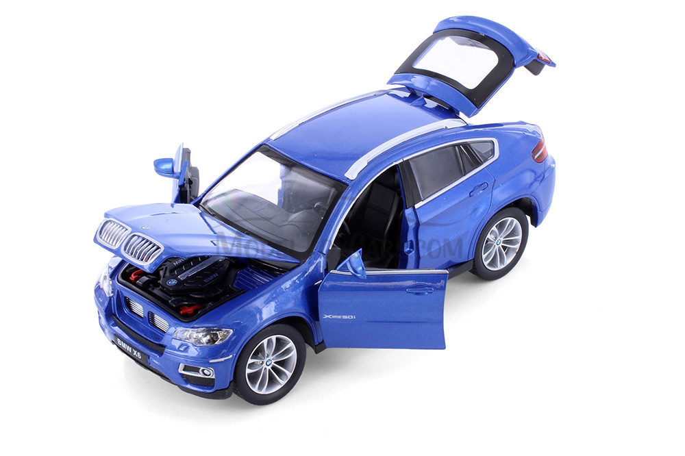 BMW X6, Blue - Showcasts 68250D - 1/26 scale Diecast Model Toy Car