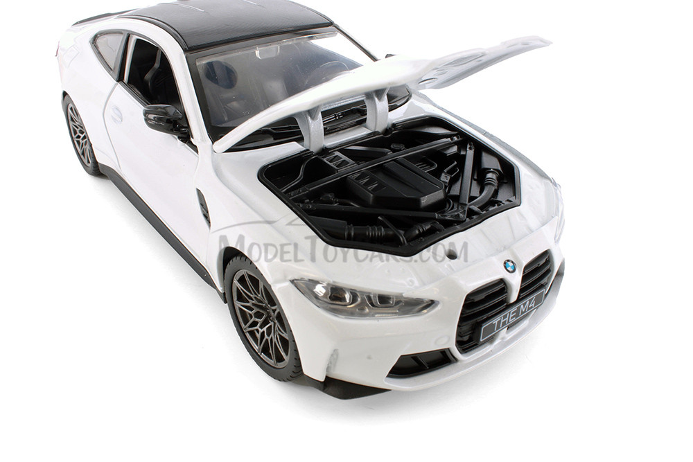 BMW M4 Compact Executive Car, White - Showcasts 68280D - 1/24