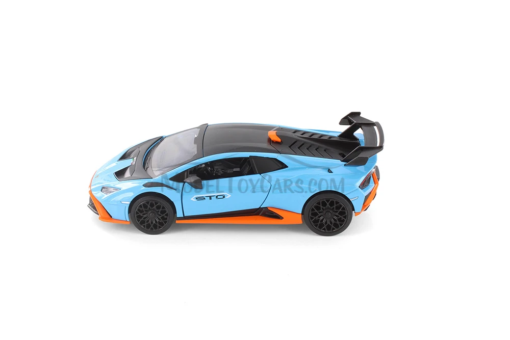 Lamborghini Huracan STO, Blue - Showcasts 68279D - 1/24 Scale Diecast Model Toy Car