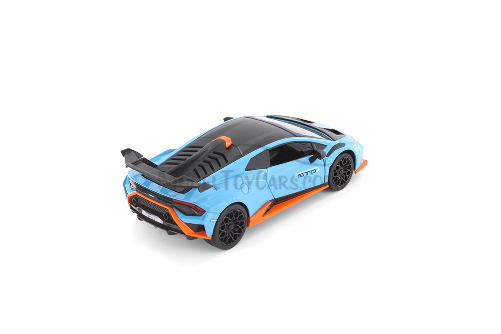 Lamborghini Huracan STO, Blue - Showcasts 68279D - 1/24 Scale