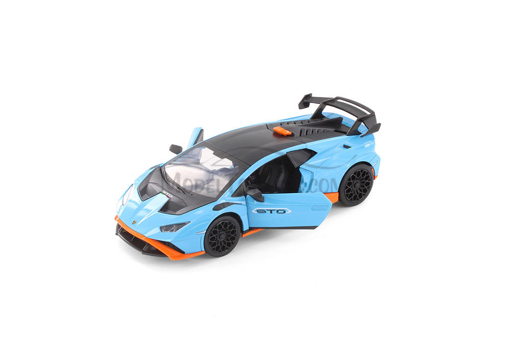 Lamborghini Huracan STO, Blue - Showcasts 68279D - 1/24 Scale