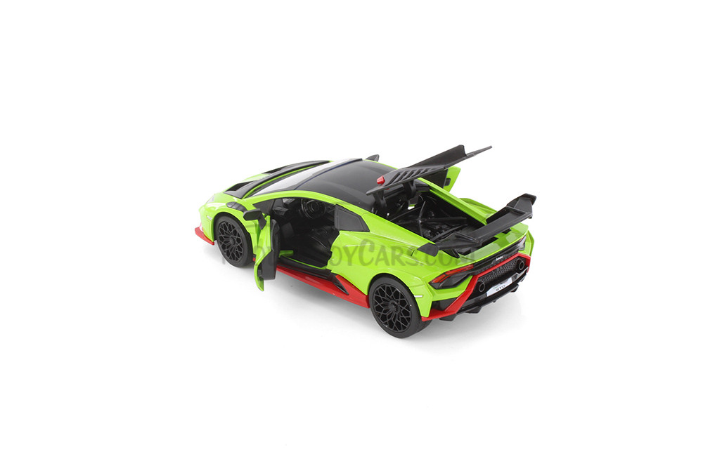 Lamborghini Huracan STO, Green - Showcasts 68279D - 1/24 Scale Diecast Model Toy Car