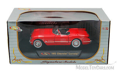 1953 Chevy Corvette Convertible, Red - Signature Models 32429 - 1/32 Scale Diecast Model Toy Car