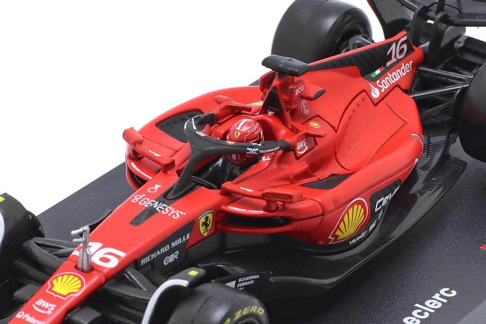 2023 Ferrari SF-23, #16 Charles Leclerc - Bburago 18-36835/16 - 1/43 Scale Diecast Model Toy Car