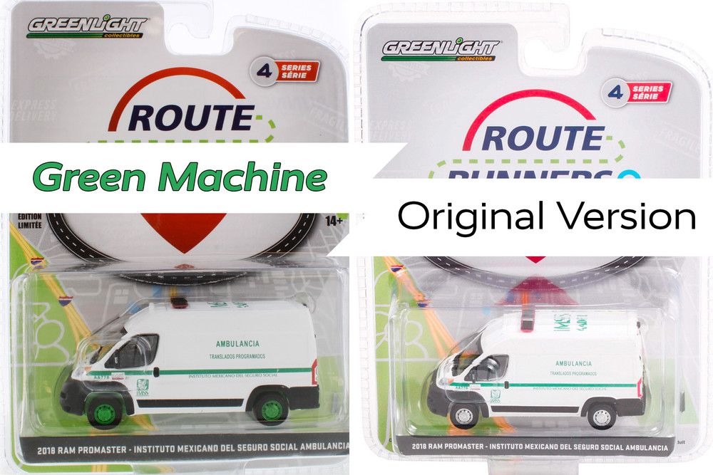 CHASE CAR Green Machine - 2018 Dodge Ram ProMaster, White - Greenlight ...