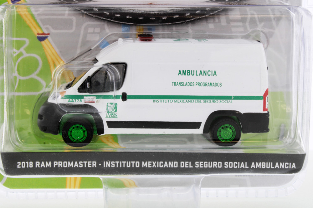 CHASE CAR Green Machine - 2018 Dodge Ram ProMaster, White - Greenlight ...