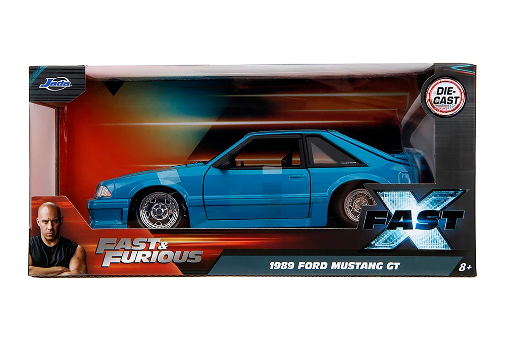 Jakob's 1989 Ford Mustang, Fast & Furious "Fast X" - Jada Toys 34922 - 1/24 Scale Diecast Model Car