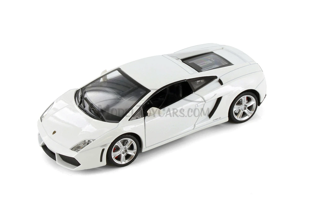 Lamborghini Gallardo LP 560-4 Hardtop, White - Showcasts 68253D - 1/24 Scale Diecast Model Toy Car