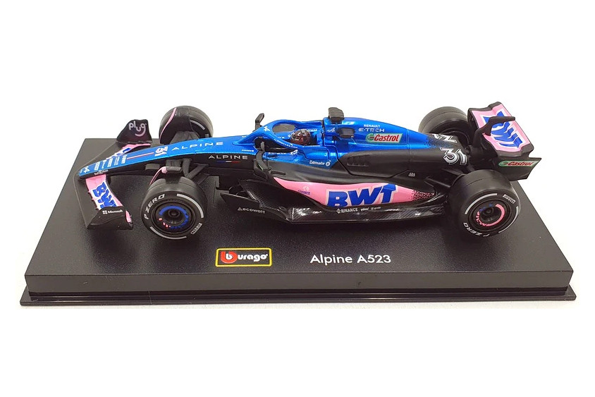 BWT 2023 Alpine A523, #31 Esteban Ocon - Bburago 18-38073/31 - 1